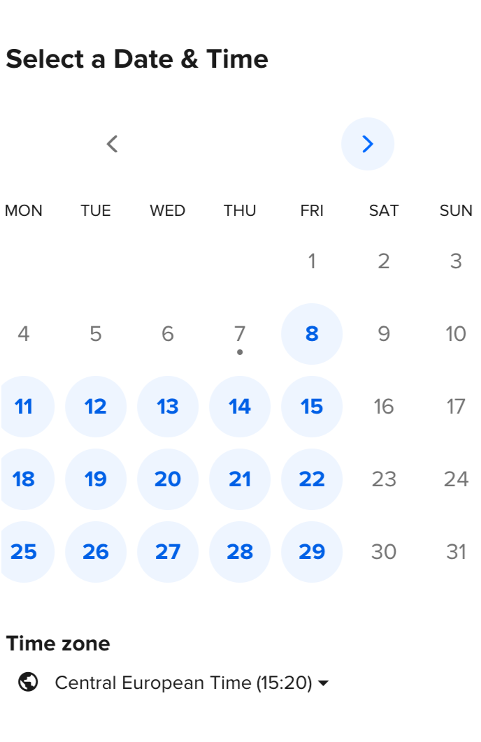 Calendly Preview